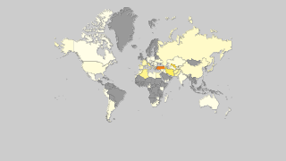 Mappa dei paesi per produzione di albicocche Thumbnail