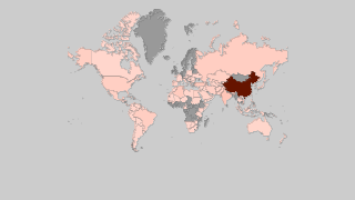 Mappa dei paesi per produzione di angurie Thumbnail