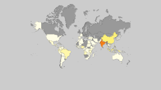 Mappa dei paesi per produzione di banane Thumbnail