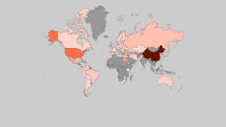 Mappa dei paesi per produzione di fragole Thumbnail