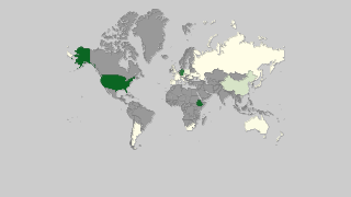 Mappa dei paesi per produzione di luppolo Thumbnail