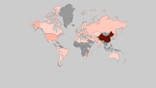 Mappa dei paesi per produzione di mele Thumbnail