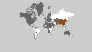 Mappa dei paesi per produzione di tè Thumbnail