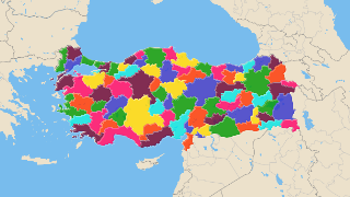 Elenco e mappa delle province turche Thumbnail